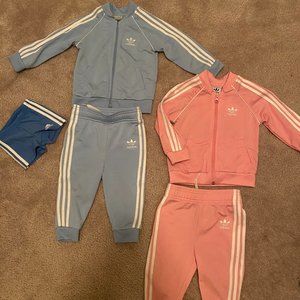 2 of Adidas baby track suit size 9-12M